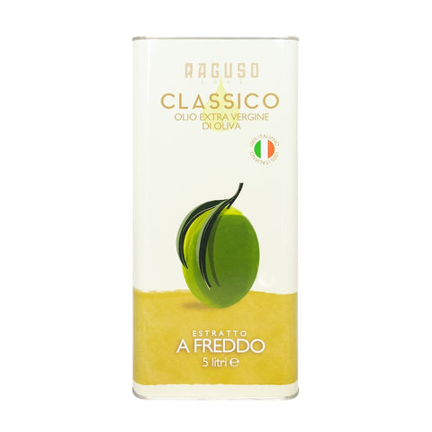 OLIO EXTRAVERGINE D'OLIVA RAGUSO 100% ITALIANO LT.5