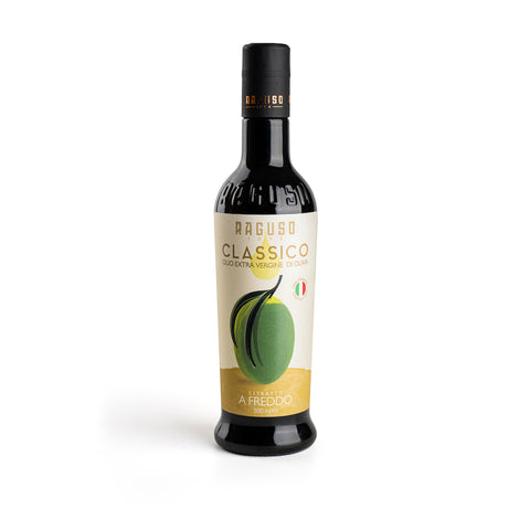 OLIO EXTRAVERGINE D'OLIVA RAGUSO 100% ITALIANO ML.500