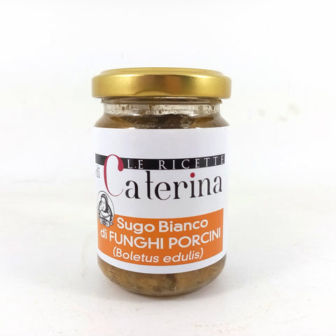 SUGO BIANCO DI FUNGHI PORCINI "RICETTE DI CATERINA" GR.130