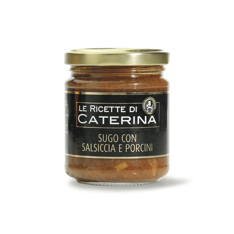 SUGO SALSICCIA E FUNGHI PORCINI "RICETTE DI CATERINA" GR.180