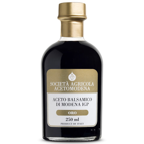 ACETO BALSAMICO DI MODENA IGP ETICHETTA ORO ML.250