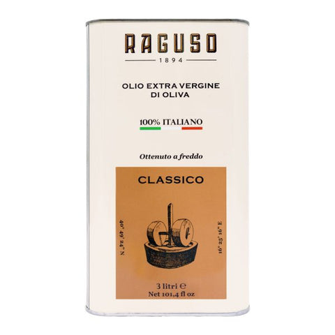 OLIO EXTRAVERGINE D'OLIVA RAGUSO 100% ITALIANO LT.3