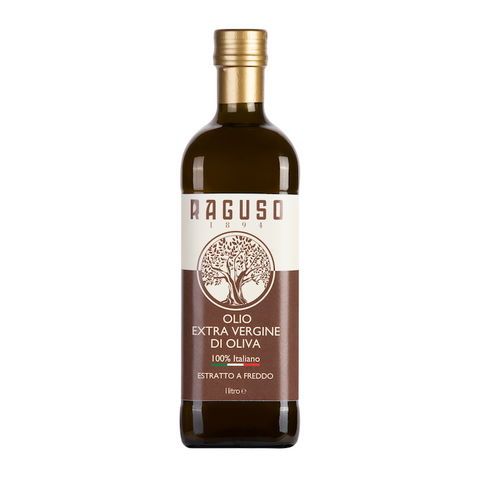 OLIO EXTRAVERGINE D'OLIVA RAGUSO 100% ITALIANO LT.1